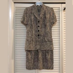 Danny & Nicole New York Snake Print Dress